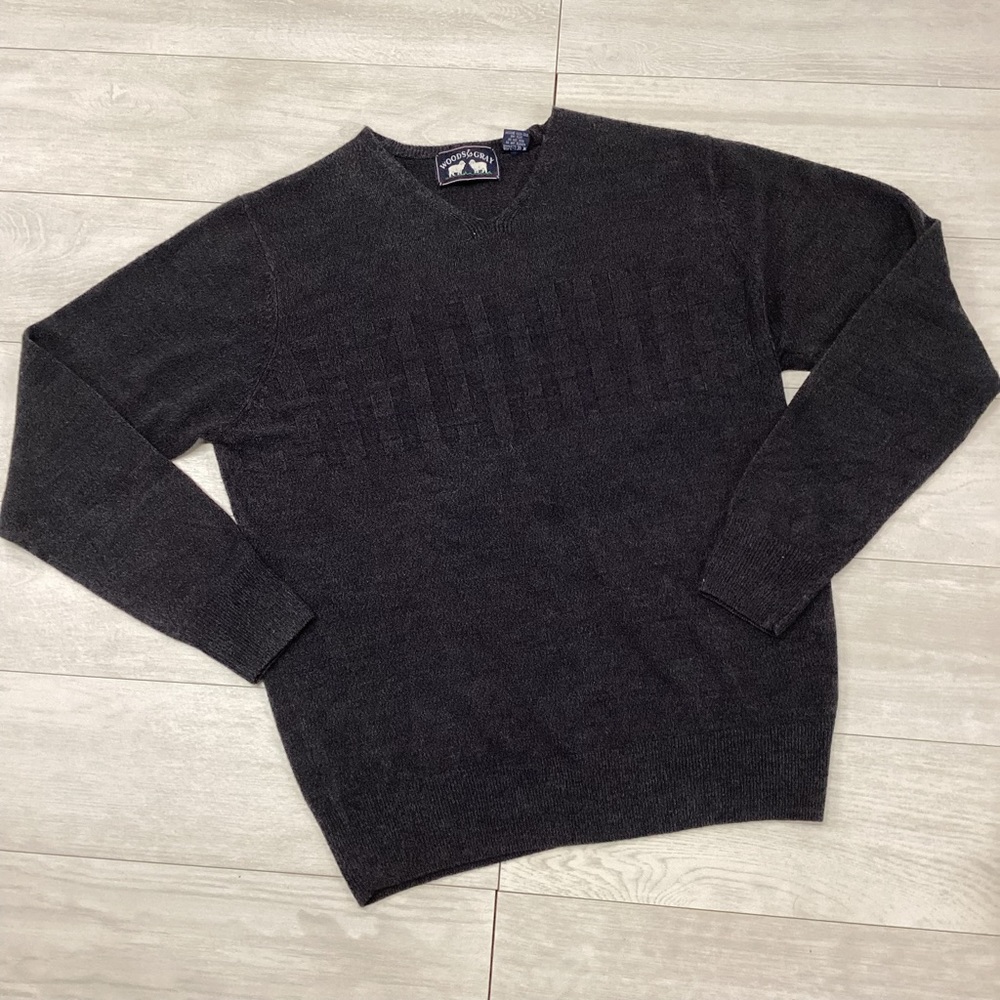 Woods & Gray V-Neck Pullover Sweater Men’s Small